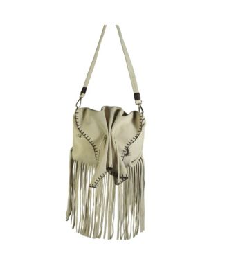 Fringe Butterfly Suede Bag