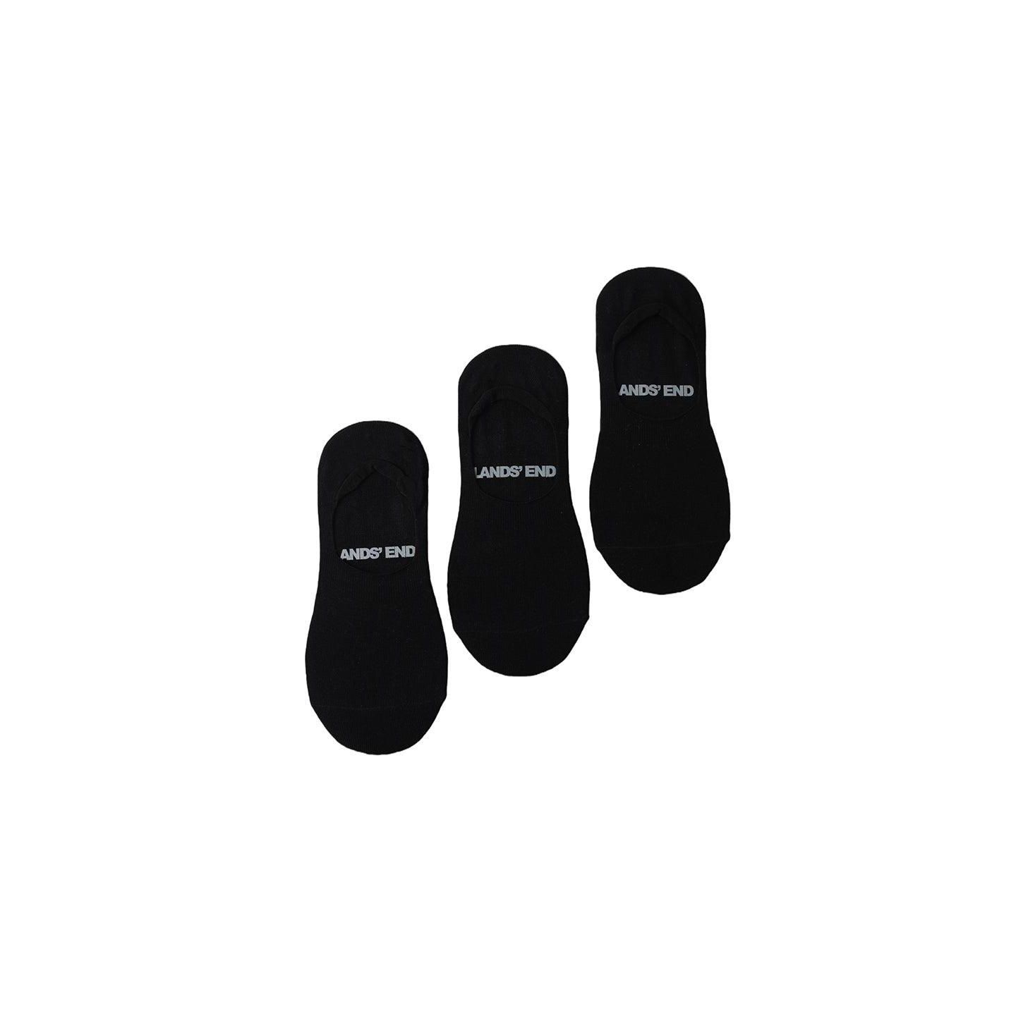 Бельё Men’s Liners для мужчин, хлопок, 3 шт. — Lands' End, цвет: Чёрный — фото 3