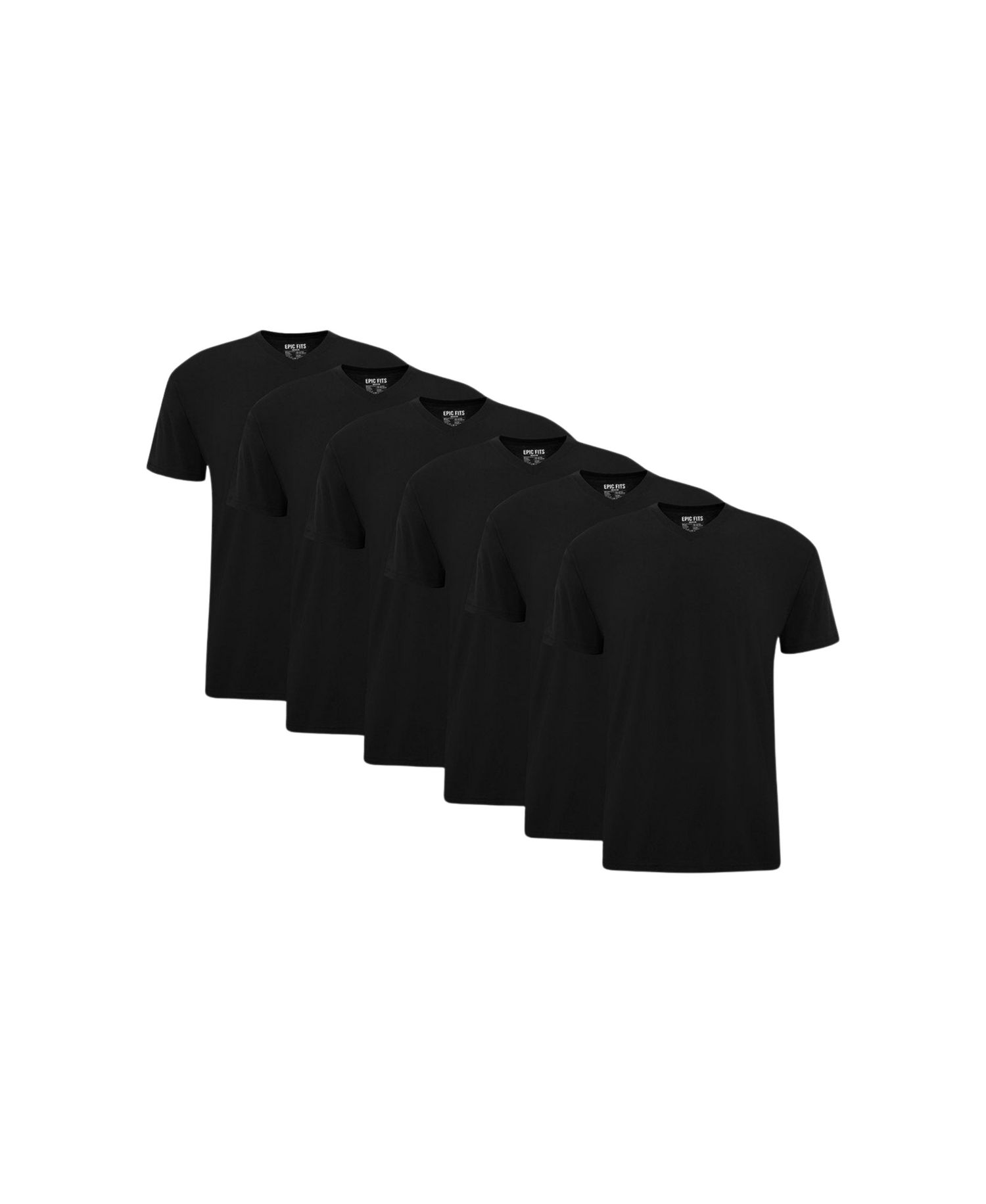 Men's V-Neck T-Shirt, 6-Pack