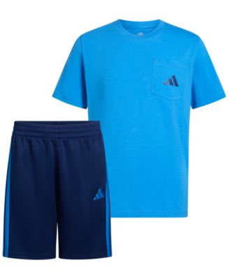 Boys' 8-16 Short-Sleeve T-Shirt and Shorts, 2-Piece Set