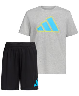 Boys' 8-16 Short-Sleeve T-Shirt and Shorts, 2-Piece Set