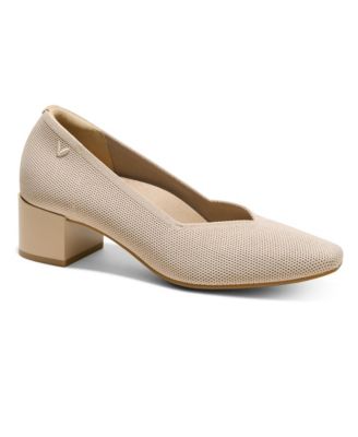 Women's Megan Square-Toe Stress Free Chunky Heels