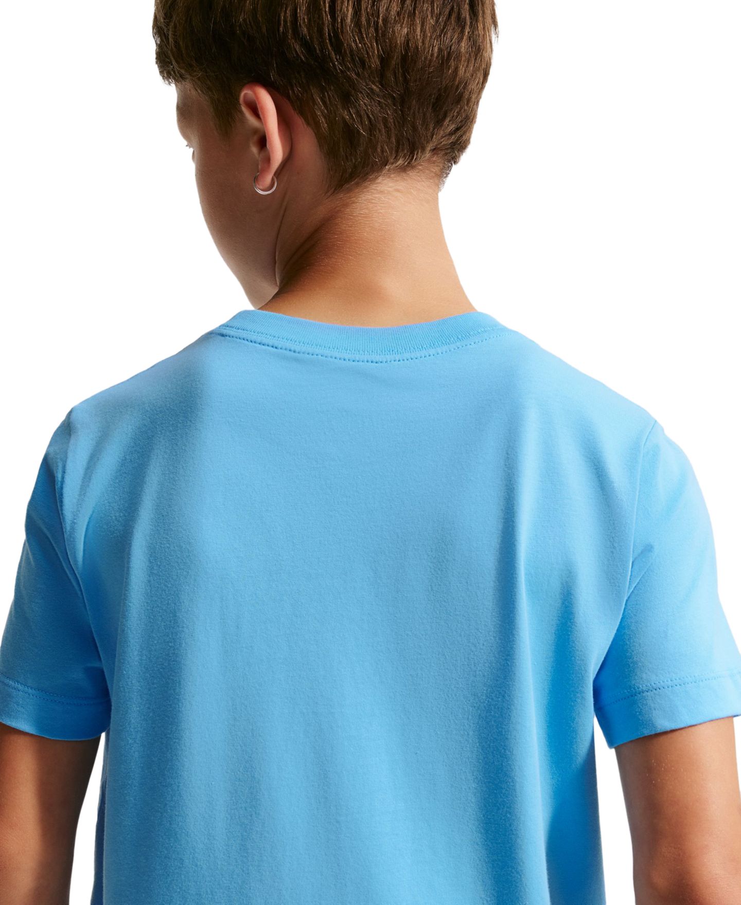 Футболка Nike Sportswear Short-Sleeve T-Shirt для мальчиков, цвет: Синий — фото 5