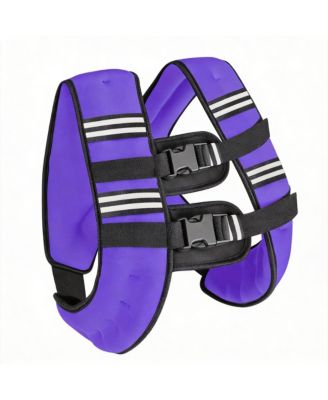 Weighted Vest Reflective Adjustable Strength Training Walk Run Jog