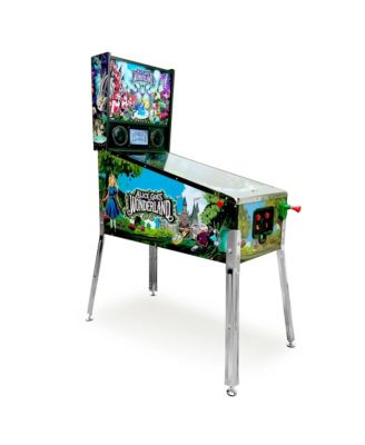 Alice Goes to Wonderland Pinball Machine with LED Lighting