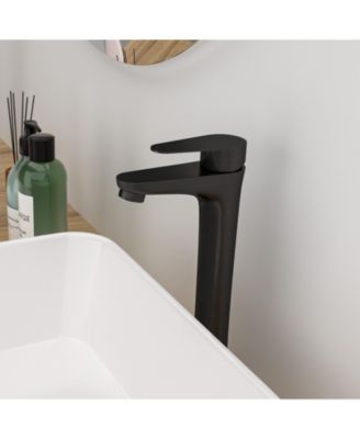 Oil-Rubbed Bronze Vessel Sink Faucet Single Handle Tall Bathroom Sink Faucet Vanity Bathroom Faucet