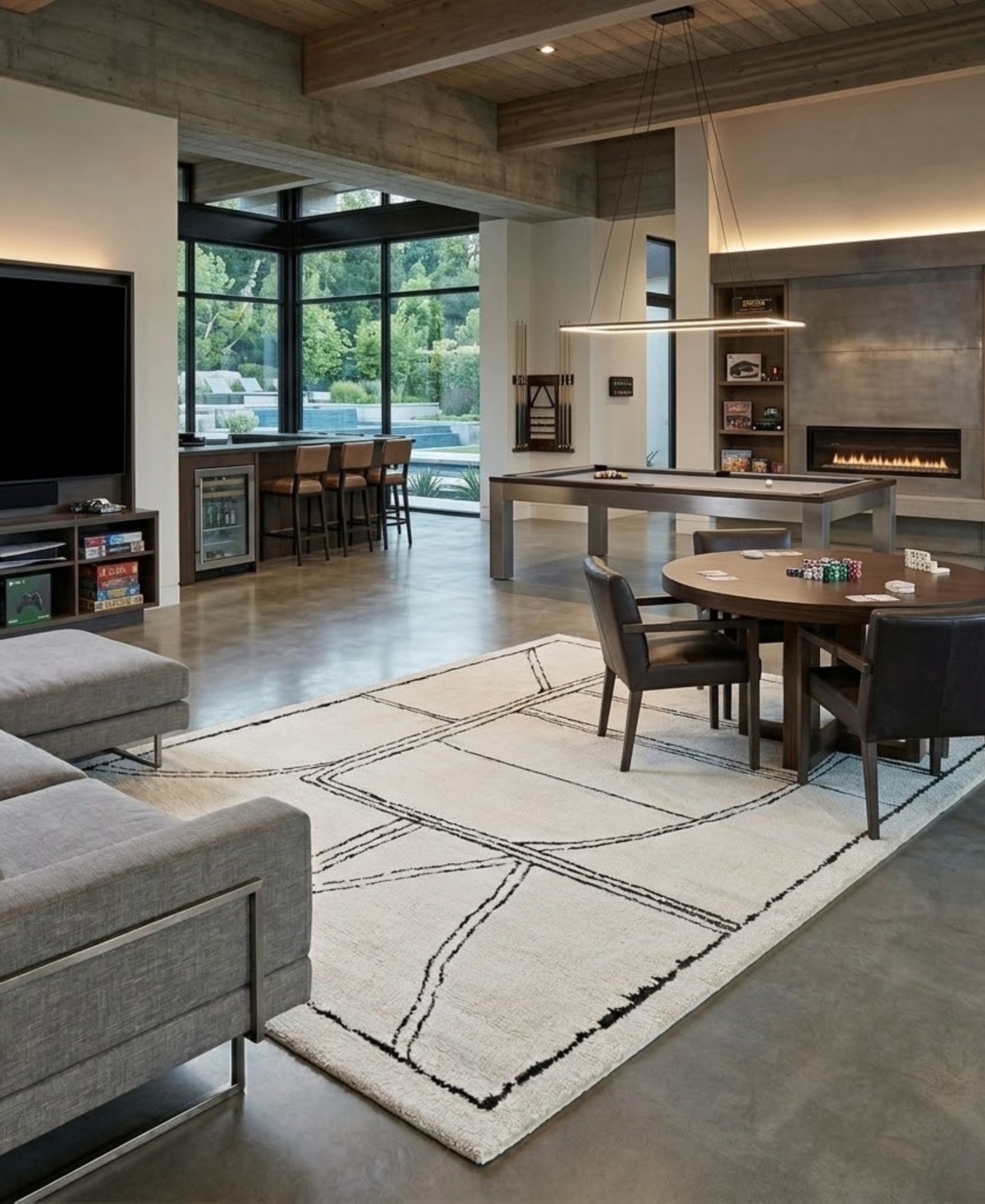 Amer Rugs Monotone MNT1 4'x6' Area Rug