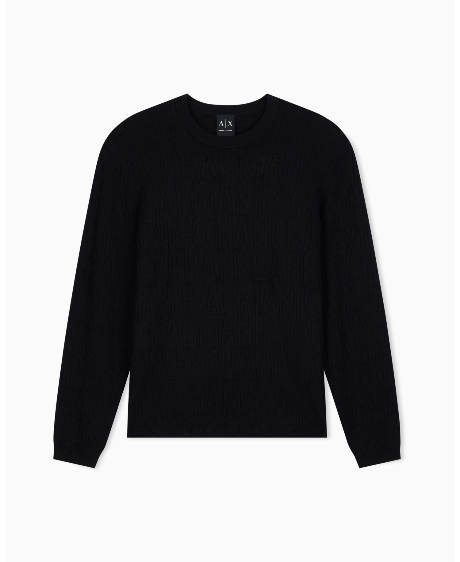 Men's Viscose Jacquard Print Crewneck Sweater