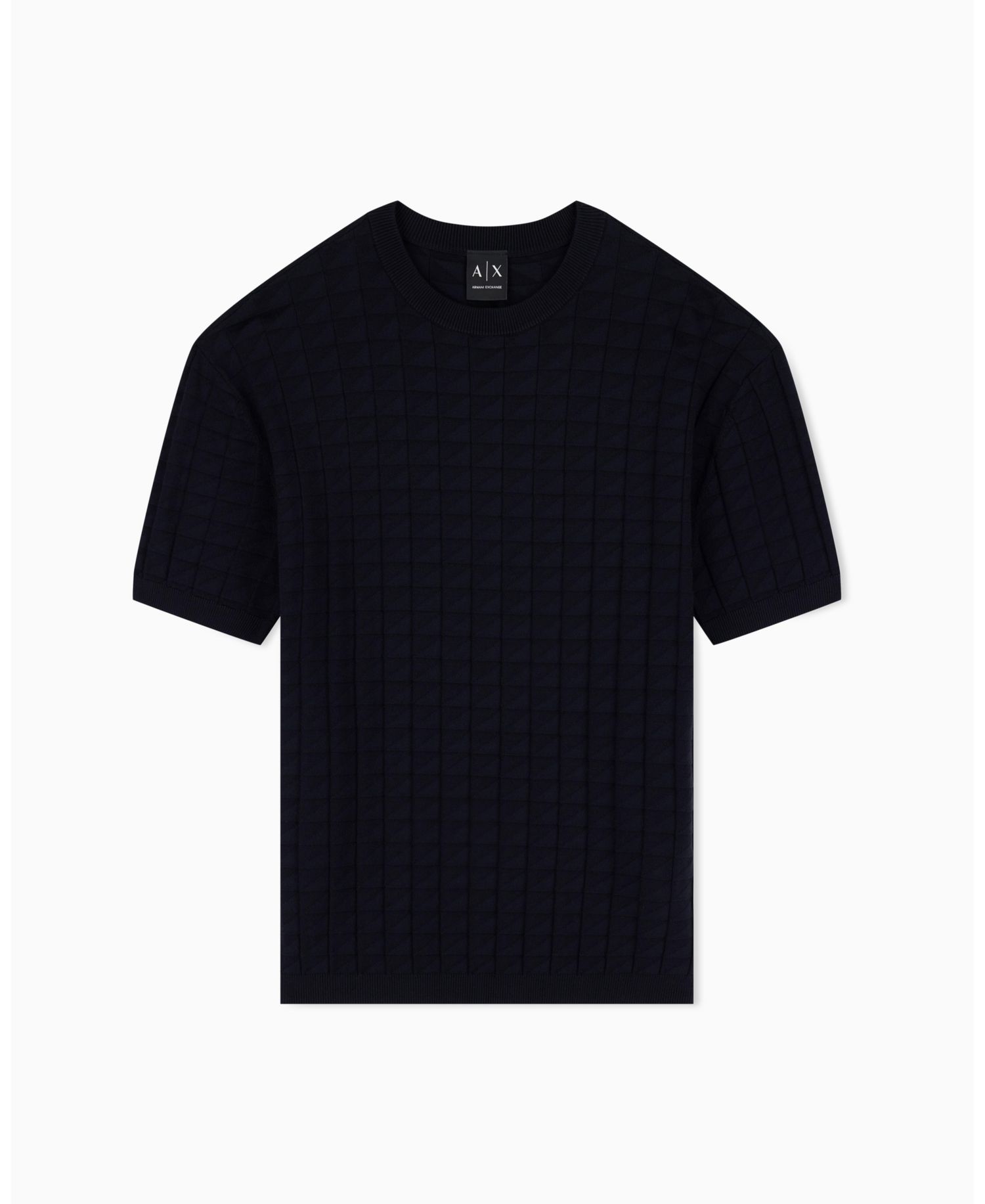 Men's Viscose Grid T-Shirt