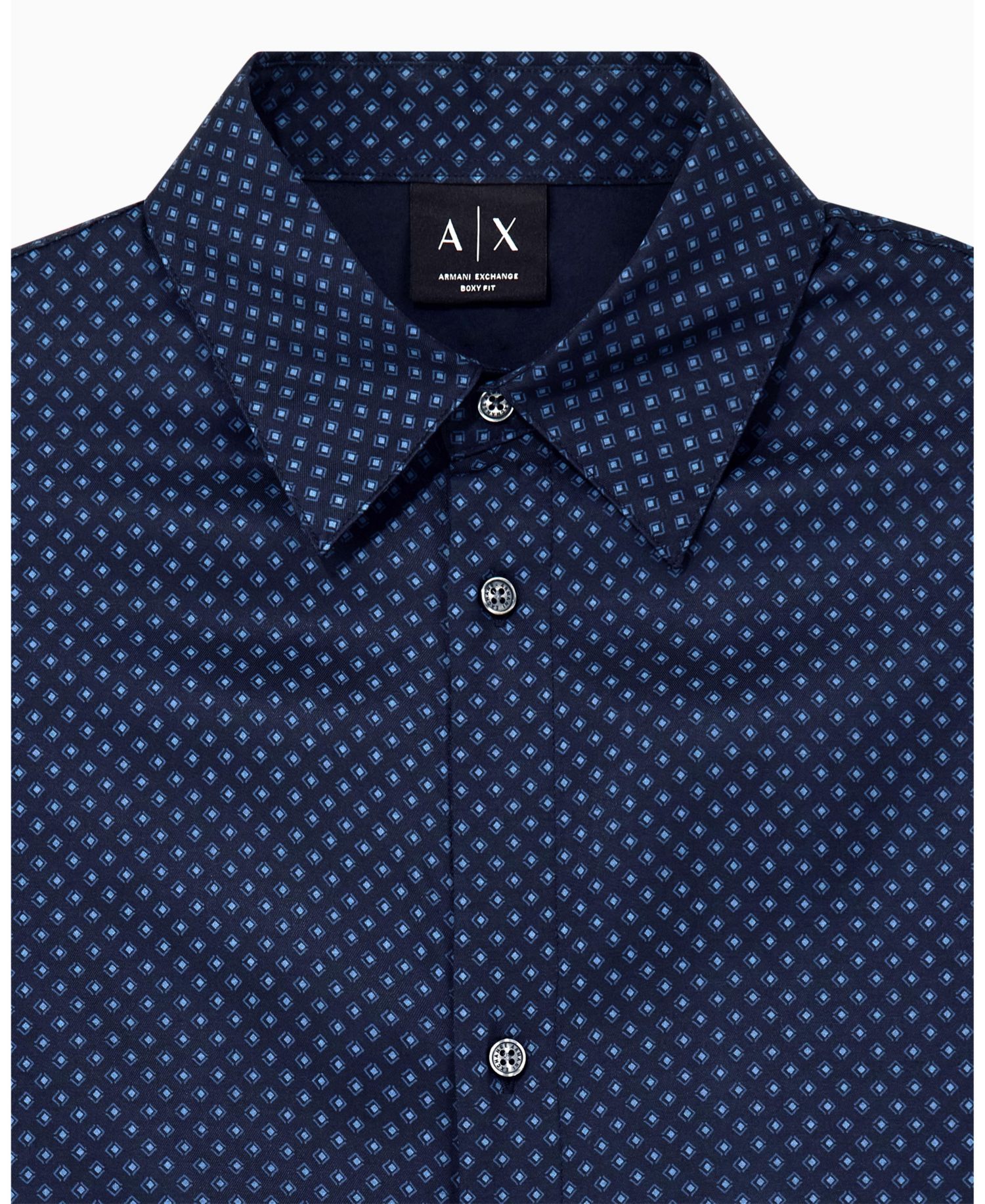 Men's Viscose All Over Logo Woven Shirt