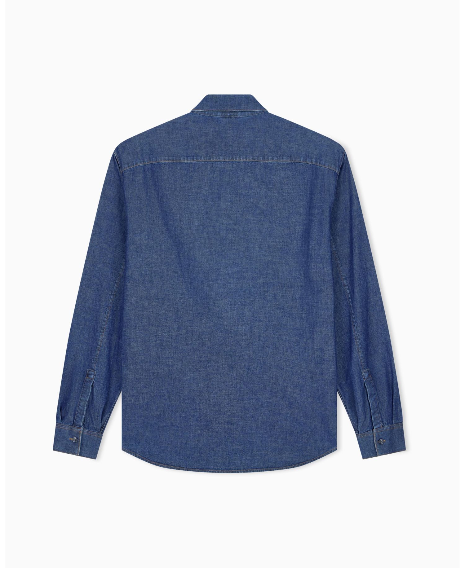 Men's Long Sleeve Cotton Denim Woven Shirt