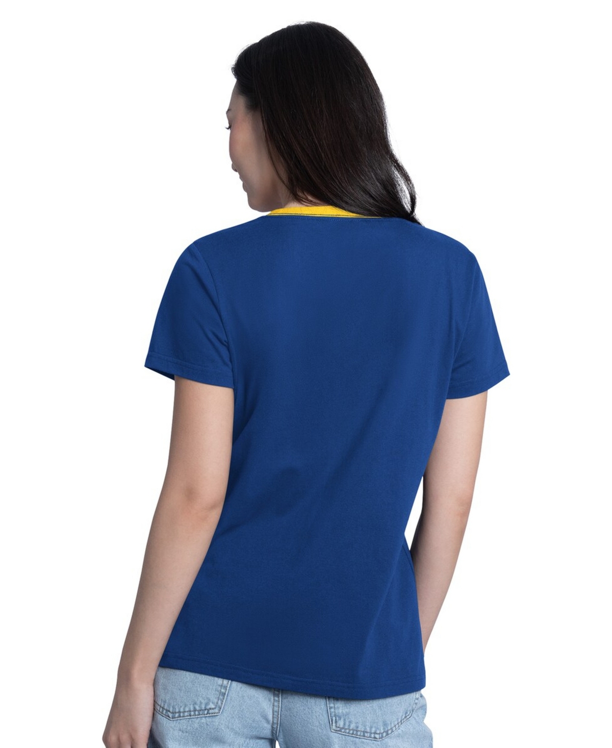 G-iii 4Her by Carl Banks Women's Royal Chase Elliott Best Team V-Neck T-Shirt