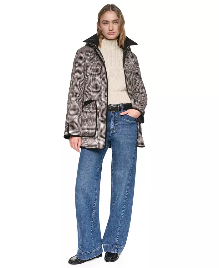 Women's Quilted Barn Coat - thumbnail 9