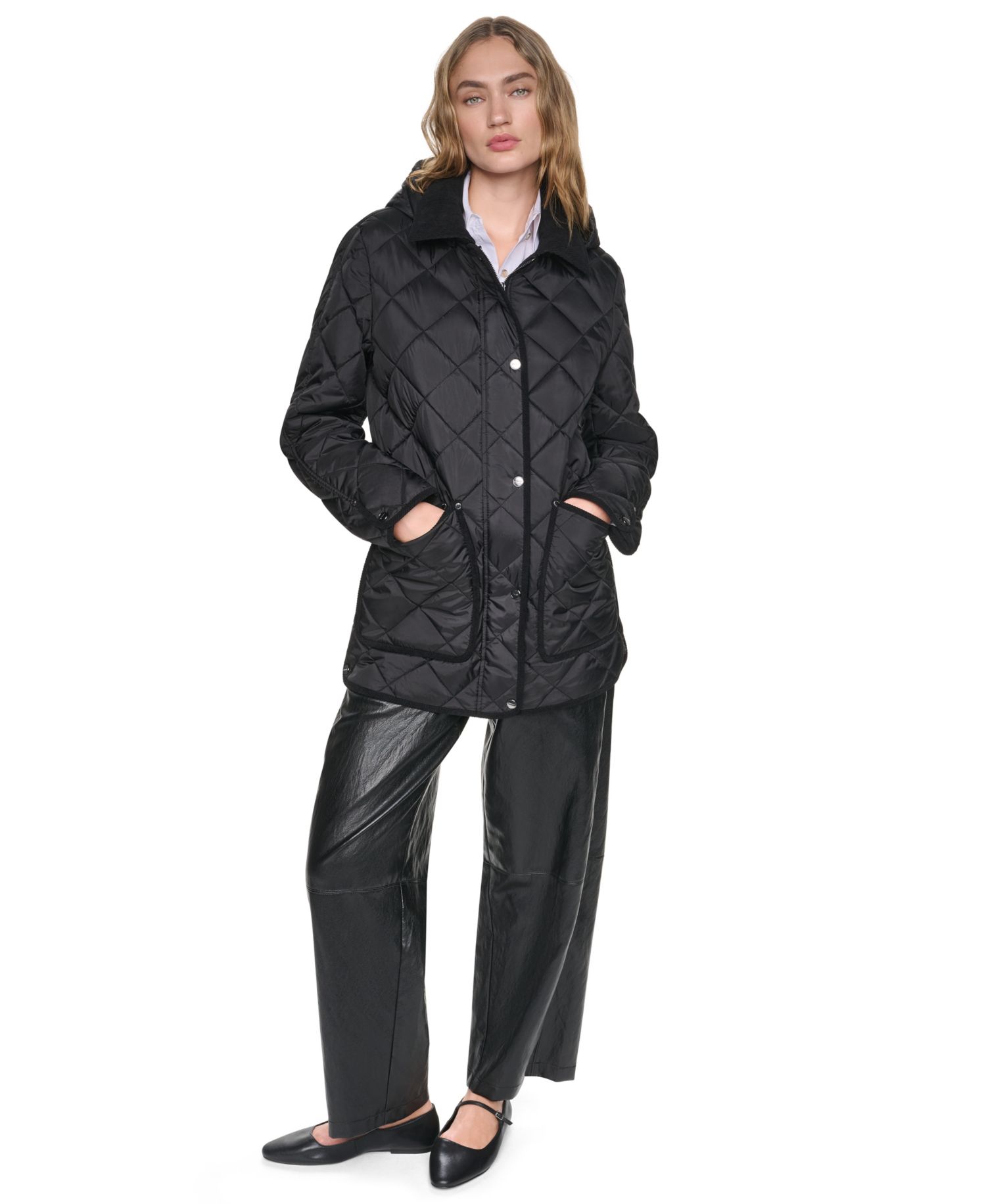Women's Quilted Barn Coat