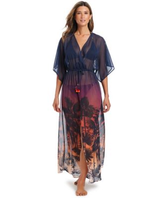 Women's Chiffon V-Neck Cover-Up Dress