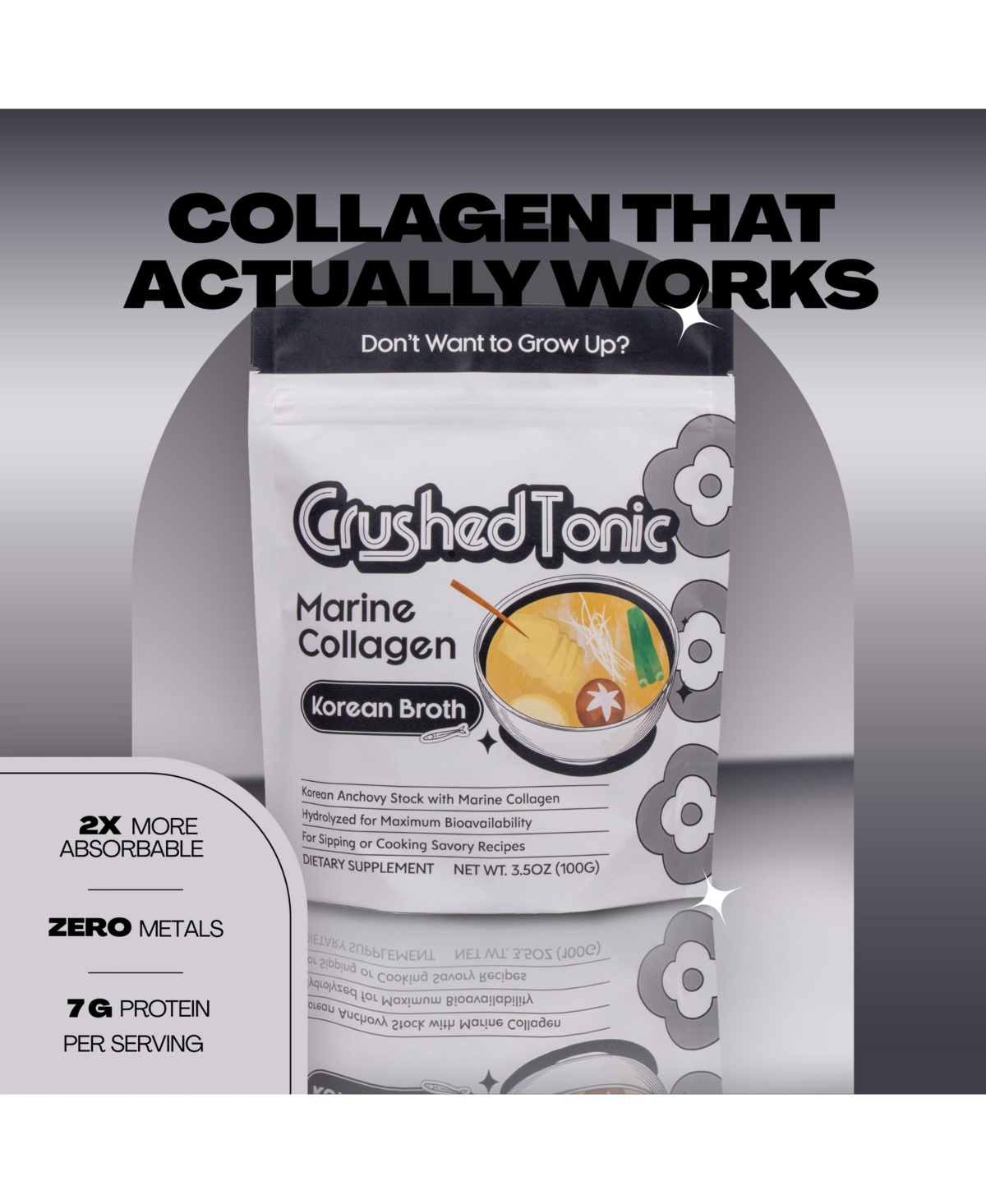 Crushed Tonic Umami Korean Broth Marine Collagen