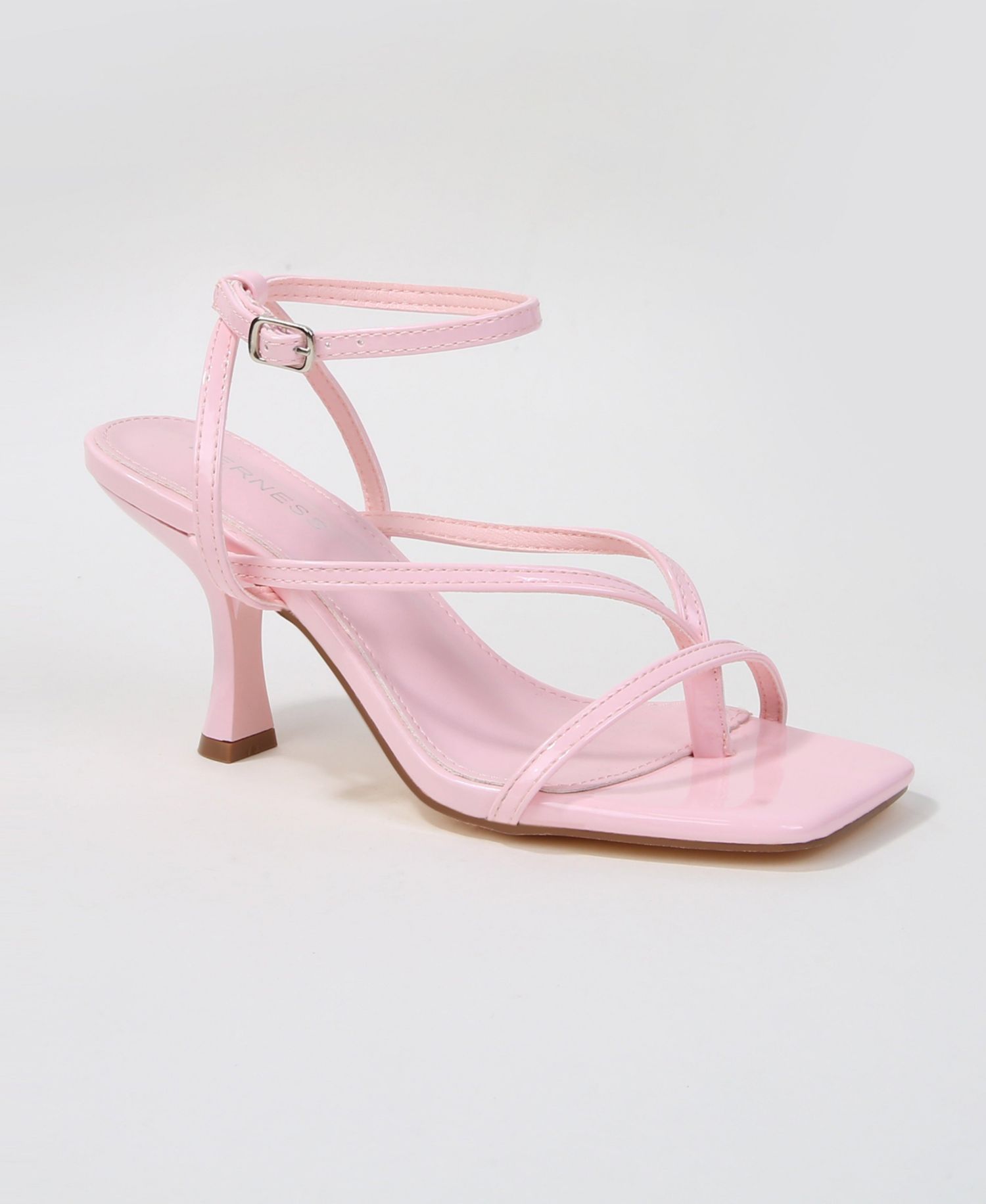 Women's Nalani Strappy Ankle Strap Heeled Thong Sandals