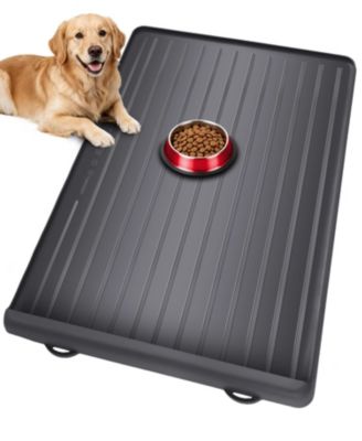 Large Waterproof Pet Feeding Mat with Collection Pocket Anti Slip Bite Resistant