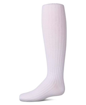 Girls 3 Pack Classic Ribbed Cotton-Rich Knee Socks