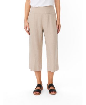 Women's Mapallas Linen Cropped Trousers