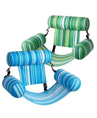 2 Pack Inflatable Pool Float Lounge Chair