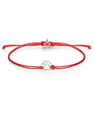 Pawprint Thread Bracelet