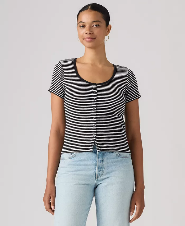 Women's Austen Button-Up Short-Sleeve Top - thumbnail 2