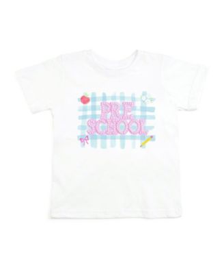 Toddler Girls Preschool Pearl Patch Short Sleeve T-Shirt