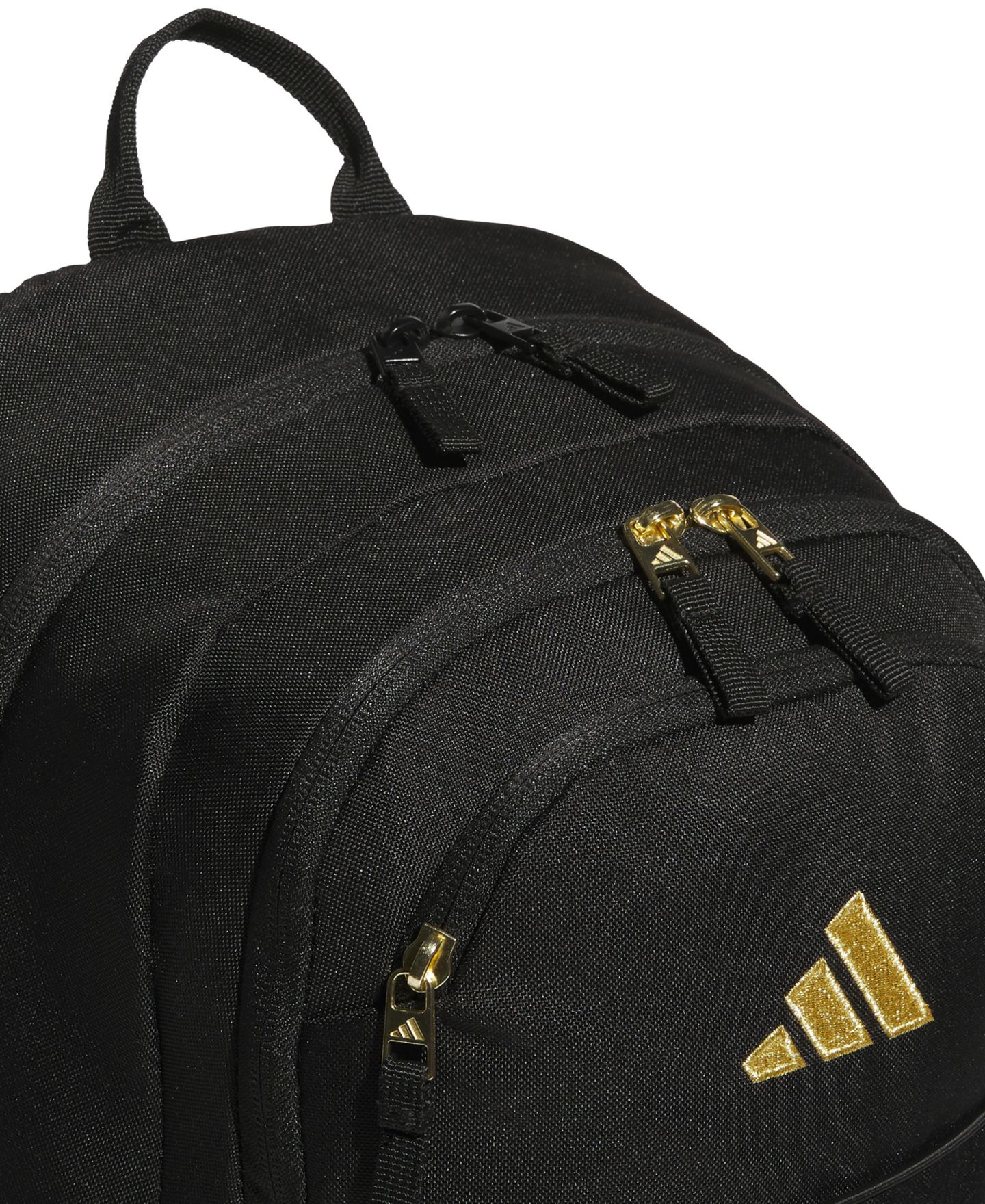 Рюкзак adidas Amplifier Bungee Laptop, цвет: Чёрный / Золотой металлик — фото 4