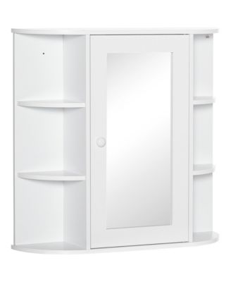 Wall Mounted Bathroom Mirror Cabinet Medicine Cabinet with Multiple Storage Shelves for Bathroom Organizer