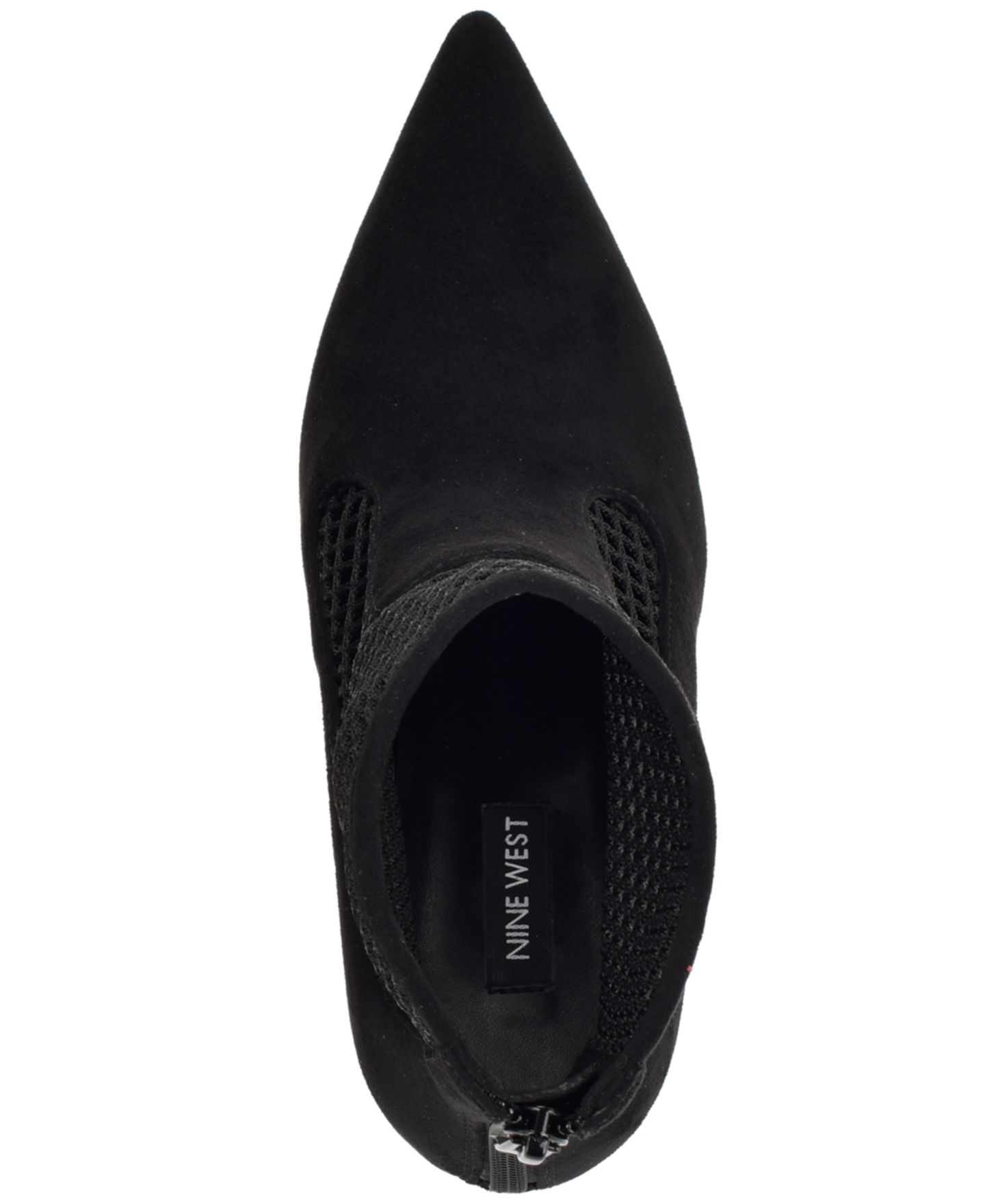 Женские ботинки Nine West Goane Fishnet Stiletto Dress Booties, цвет: Чёрный сетчатый — фото 4
