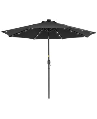Enhance Your Outdoor Oasis With 9Feet LED Round Patio Umbrella - Stylish, Durable, And Sun-Protective