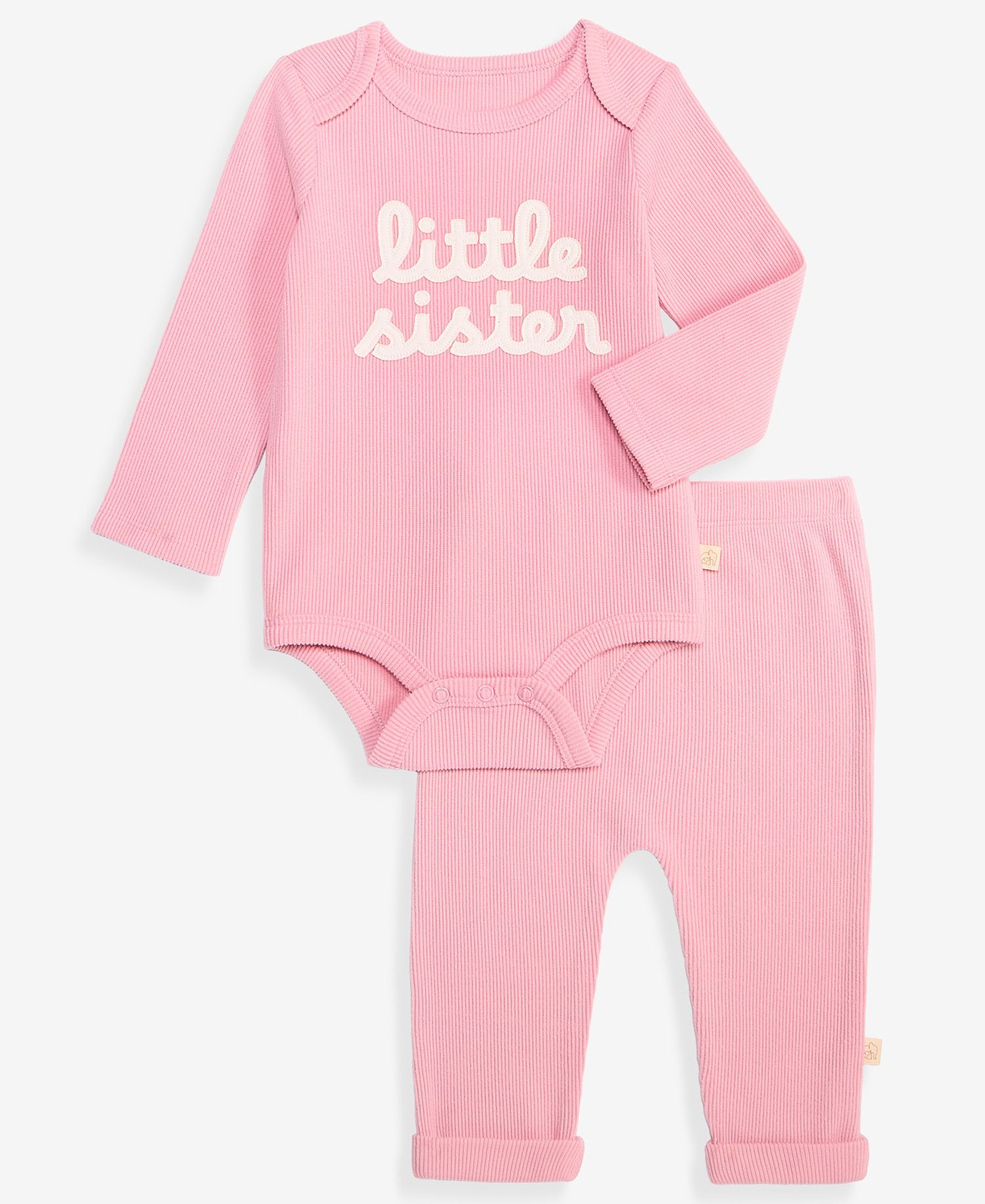 Baby Girls' Little Sister Bodysuit & Pants, 2-Piece Set
