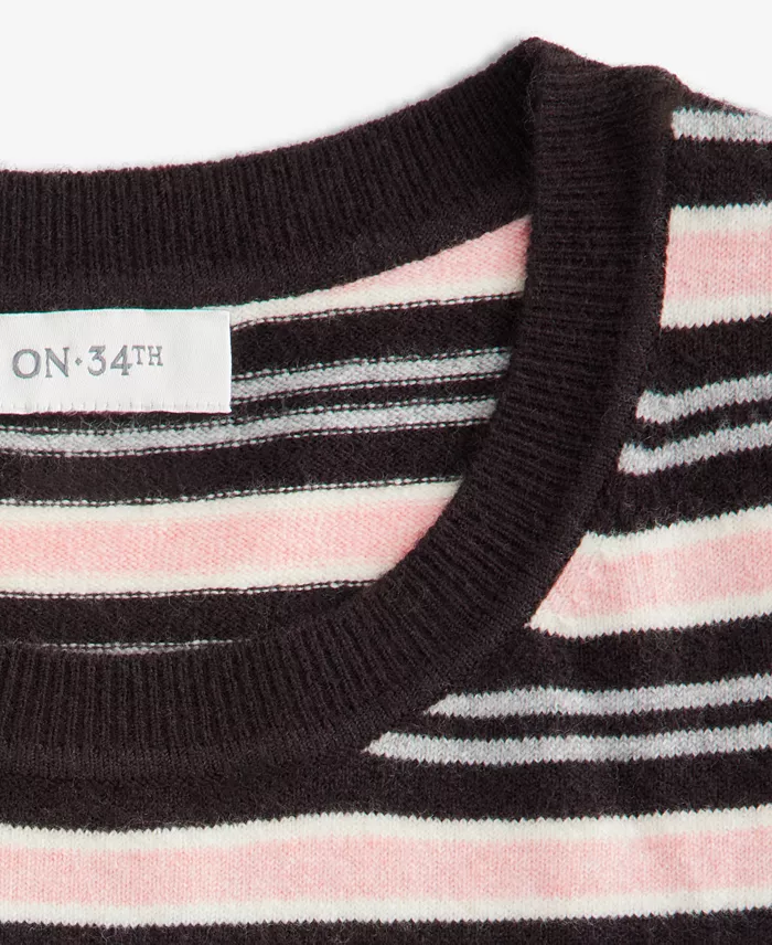 Women's Short-Sleeve Easy Crewneck Sweater Tee - thumbnail 8