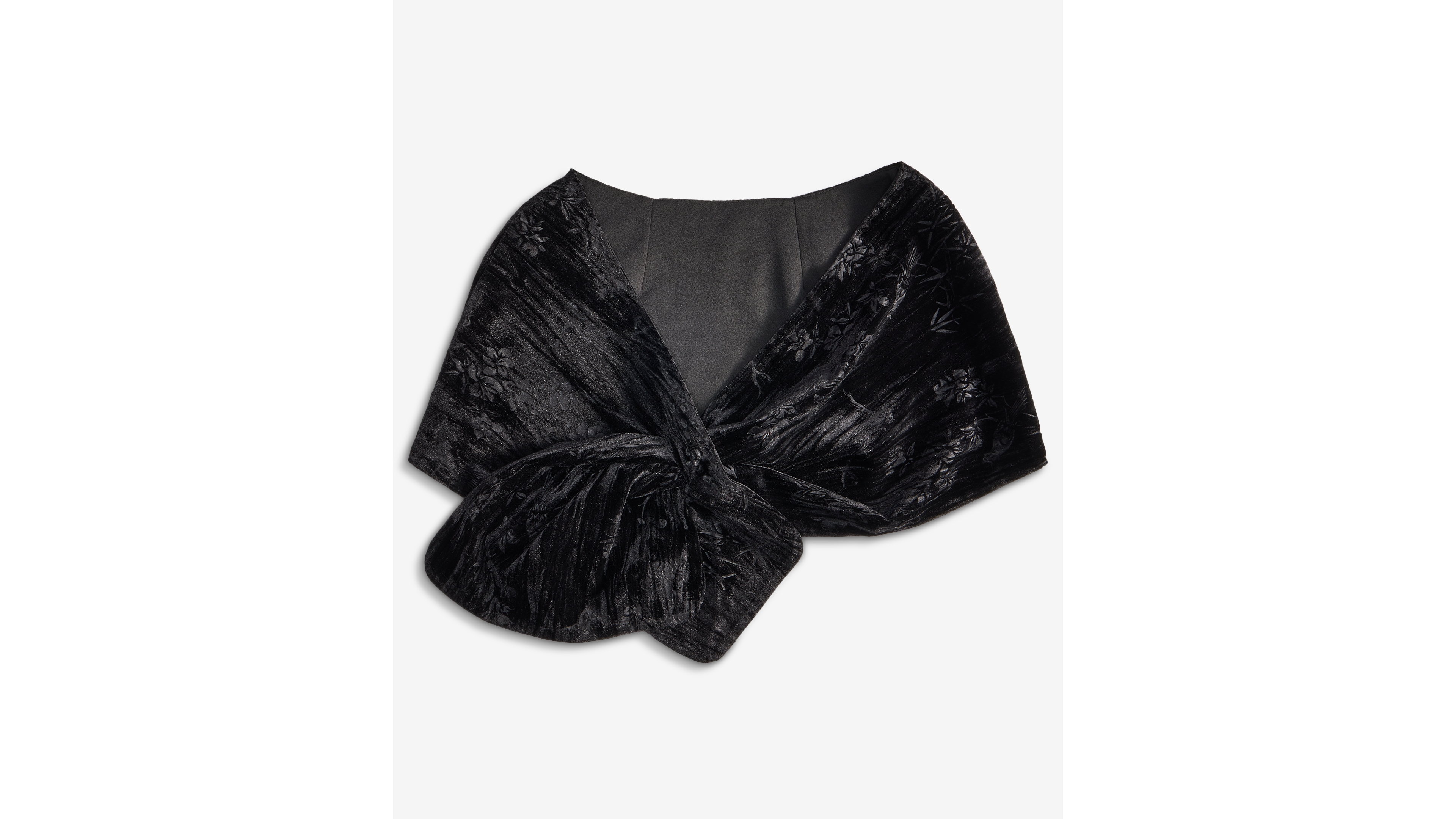 I.n.c. International Concepts Velvet Jacquard Pull Through Scarf, Macy's Exclusive