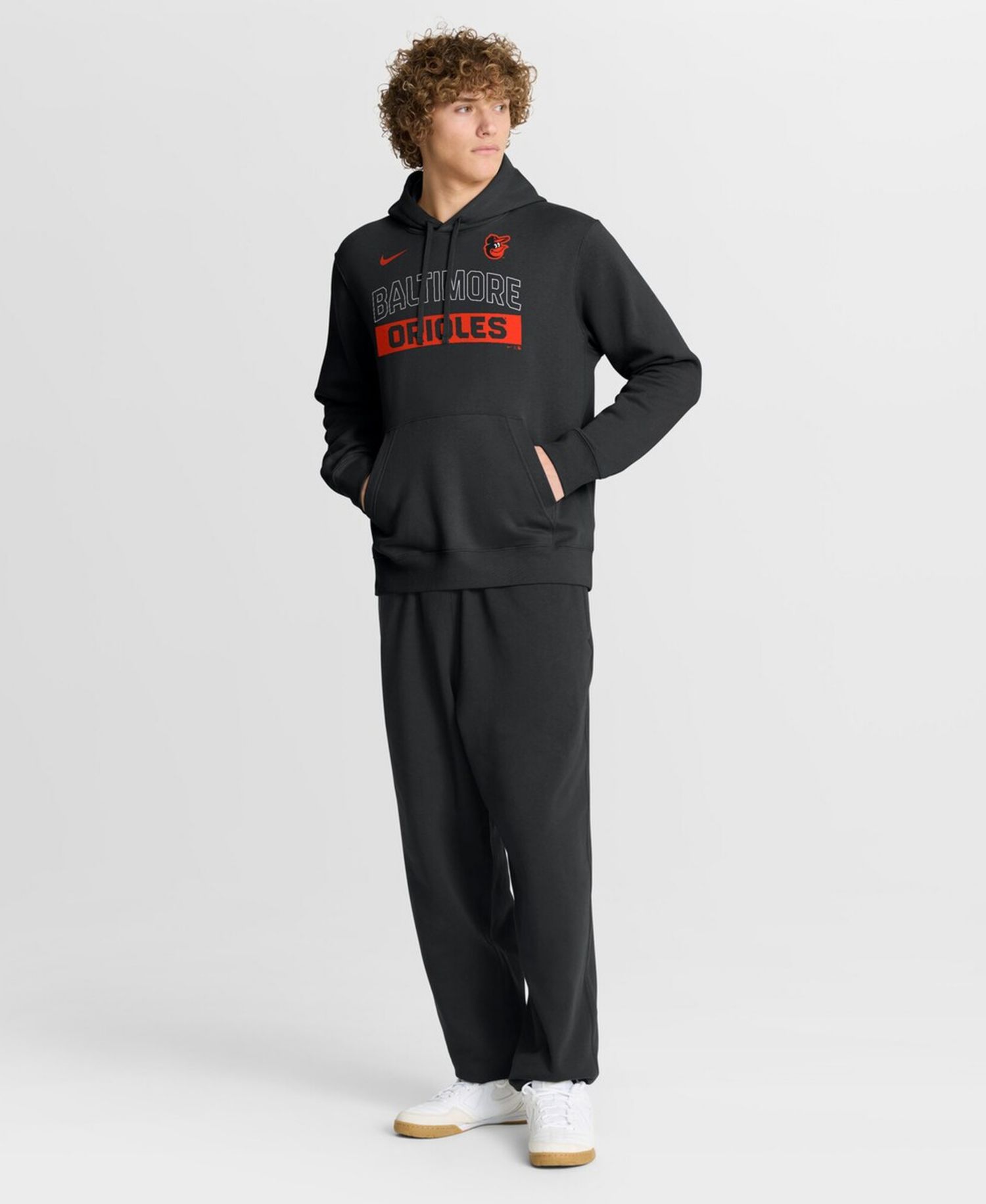 Men's Black Baltimore Orioles Primetime Club Hoodie