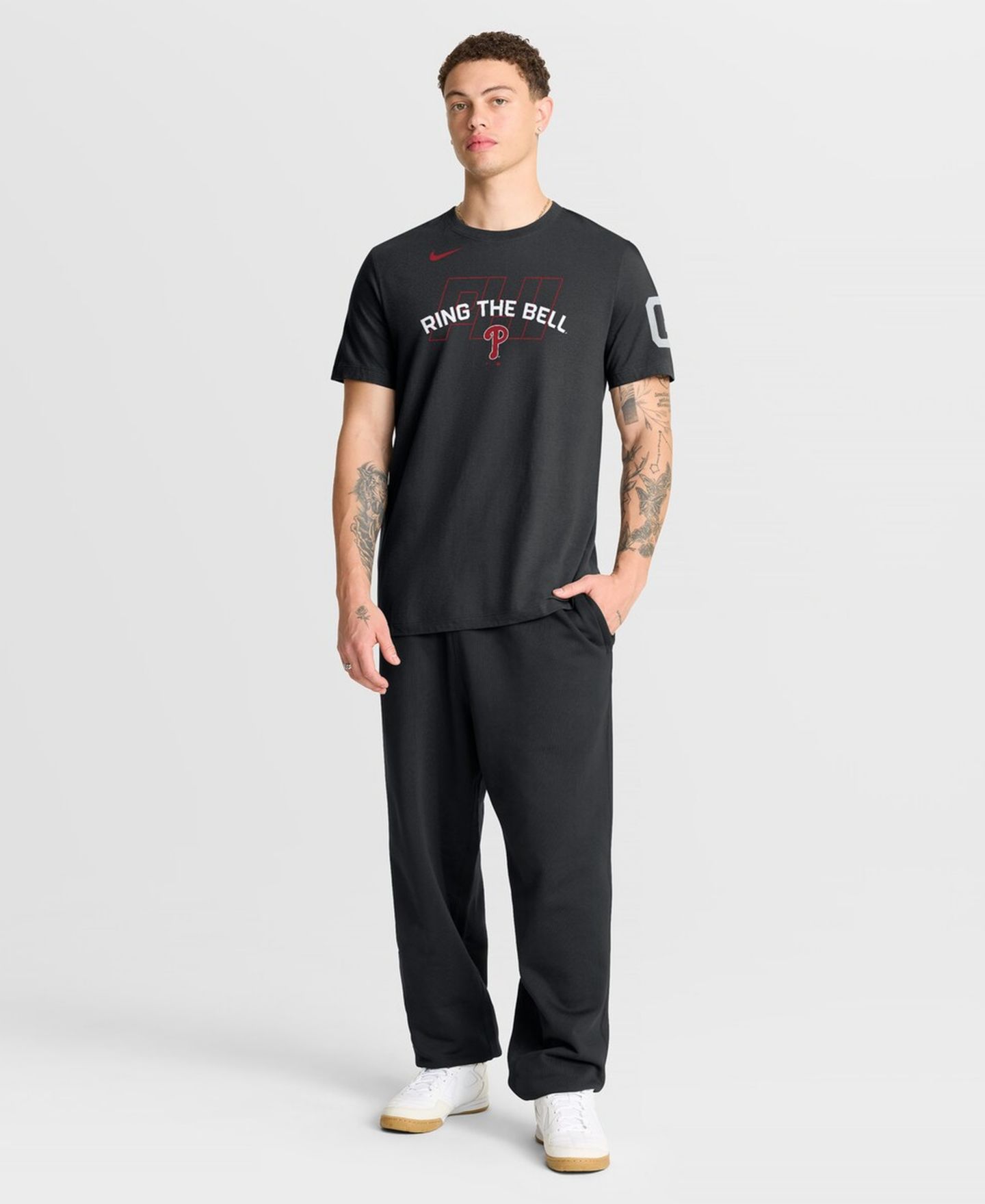 Мужская футболка Nike Black Philadelphia Phillies Primetime Fashion — фото 4