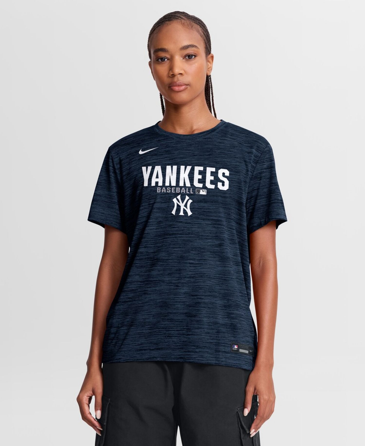 Women's Navy New York Yankees Authentic Collection Velocity Dri-FIT T-Shirt