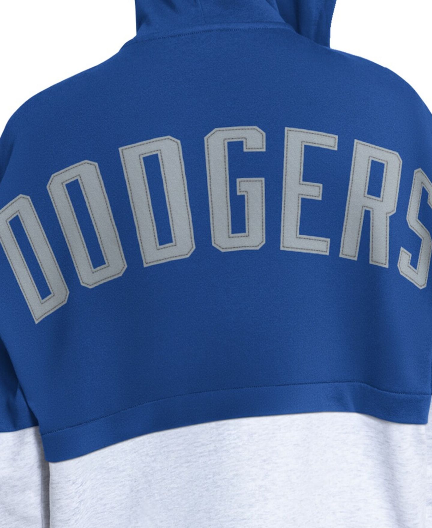Женское худи Starter Royal/Heather Gray Los Angeles Dodgers Wishbone Full-Zip — фото 4