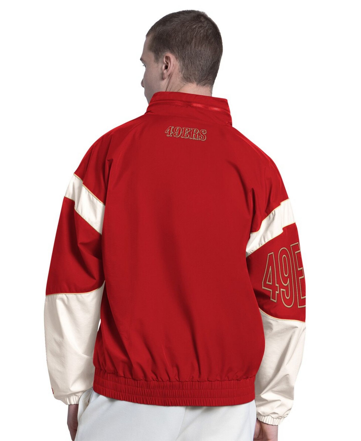 Мужское худи Starter Scarlet San Francisco 49ers The Gust Full-Zip — фото 2