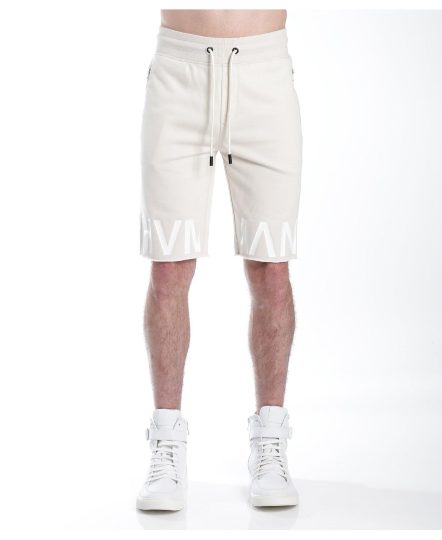 Men's French Terry Sweatshot In Cream