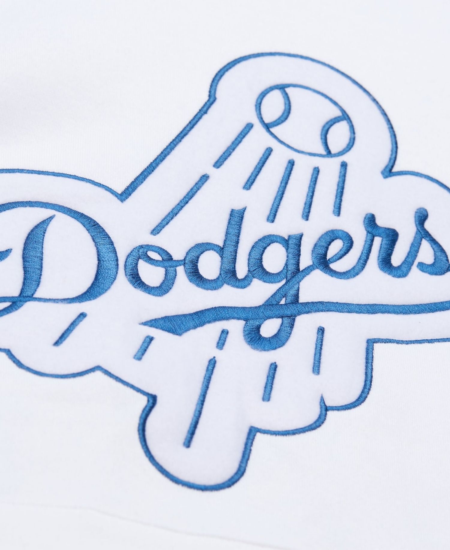 Men's White Los Angeles Dodgers Cooperstown Collection Fleece Hoodie