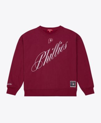 Women's Burgundy Philadelphia Phillies Script Sweatshirt