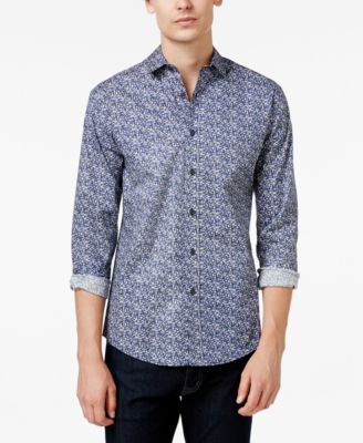 Vince Camuto Men's Abstract-Print Long 