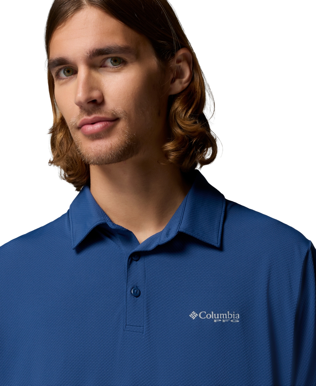 Columbia Men's Performance Fishing Gear Solar Stream Ii Regular-Fit Polo Shirt