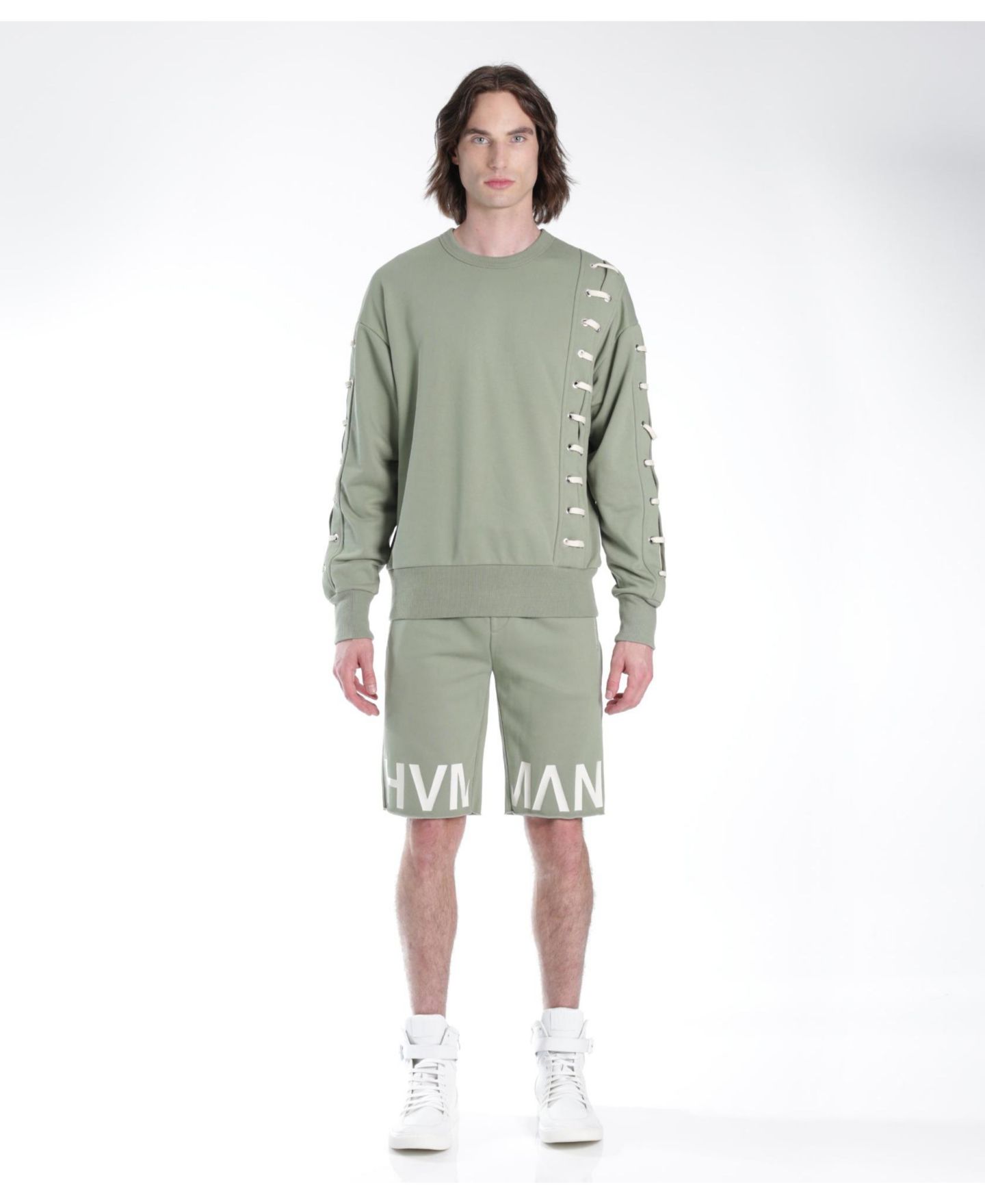 Мужское худи Hvman Chosen To Prevail x Cult Crew Sweatshirt in Aspen Lace — фото 2