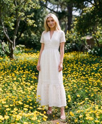 women dress gloves White Cotton Dress Gloves – Townsends main image 0