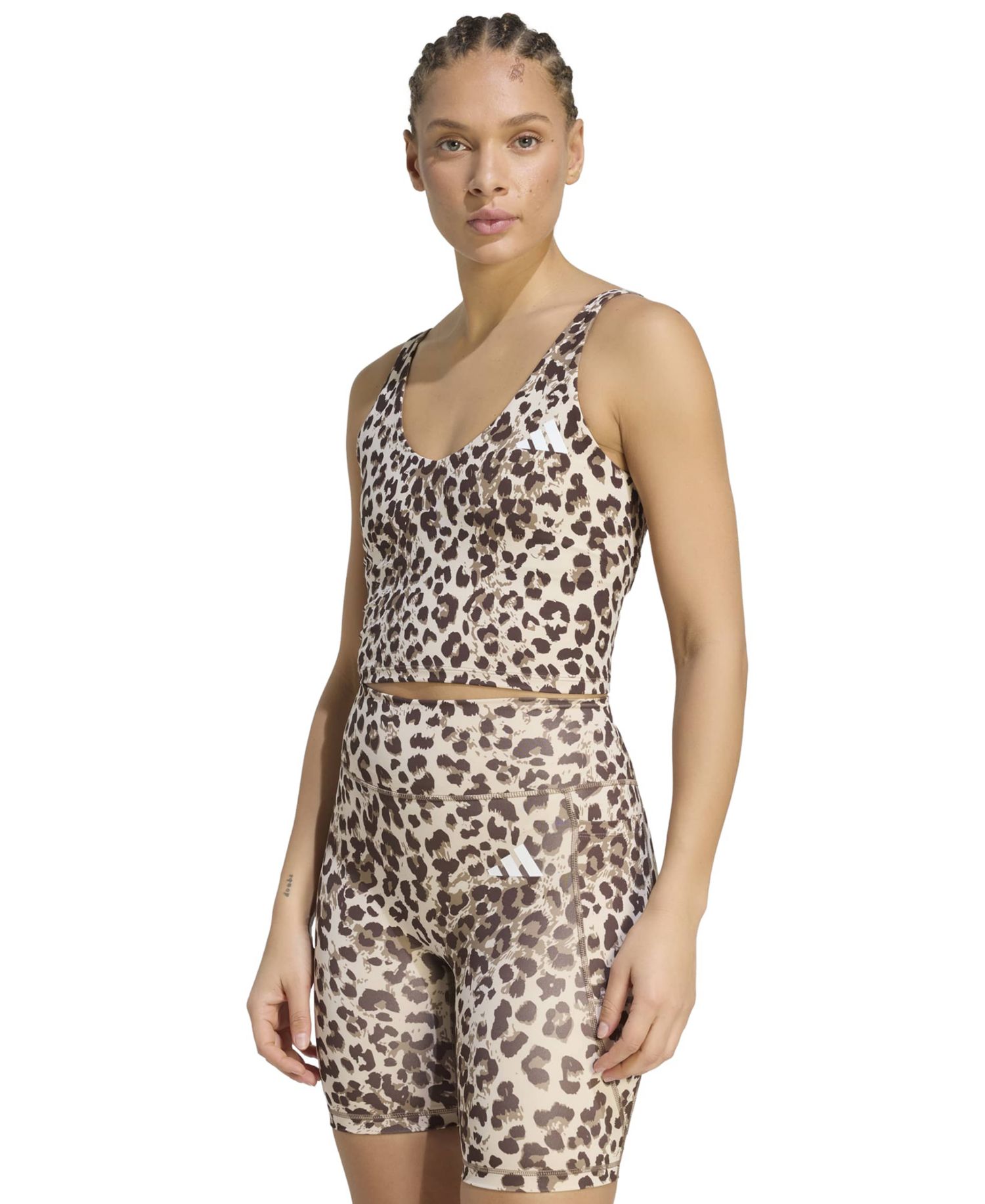 Women's Workout Essentials Leopard Print Training Tank Top