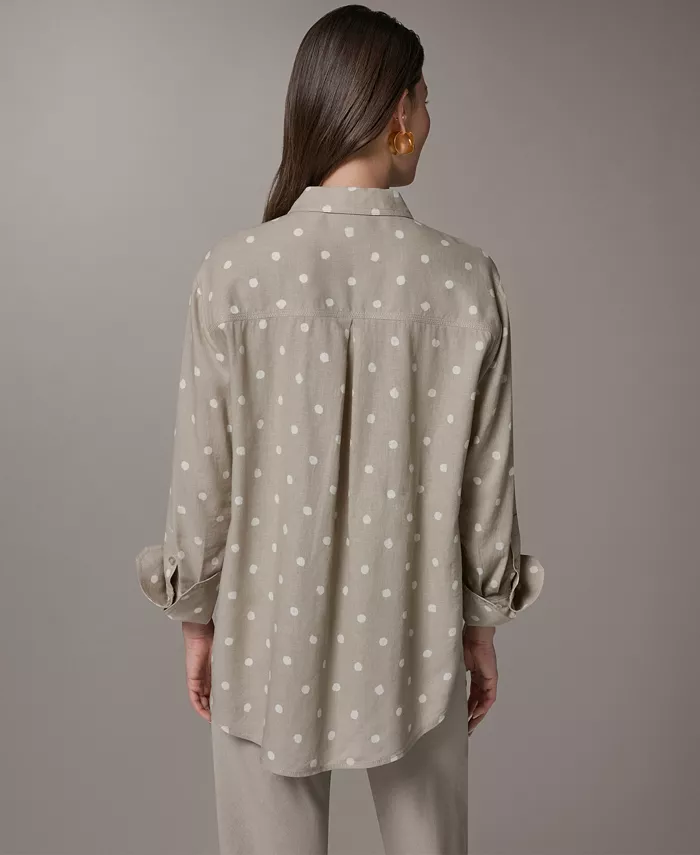 Women's Long-Sleeve Button-Front Shirt - thumbnail 5