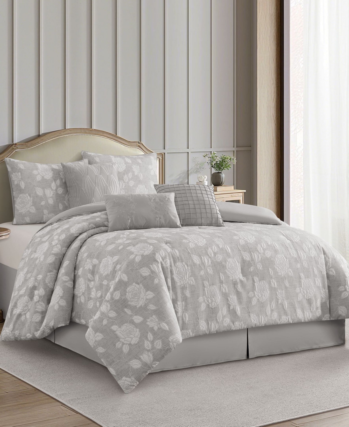 Stratford Park Leana Floral 7-Piece Comforter Set